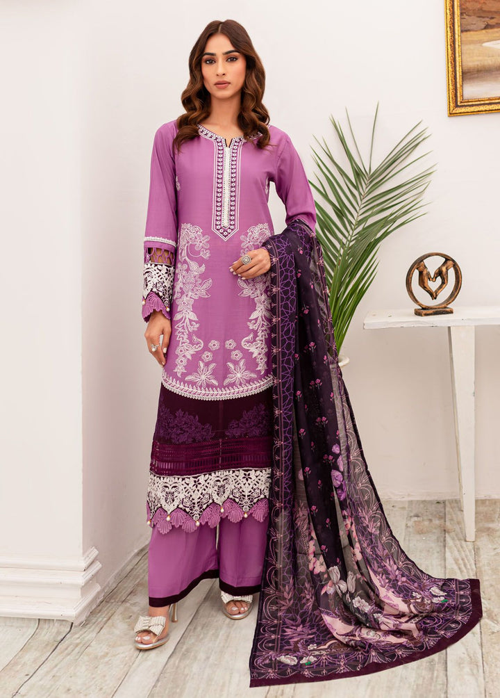 Naayas Embroidered Lawn Suits Unstitched 3 Piece NS24L Ila - Summer Collection