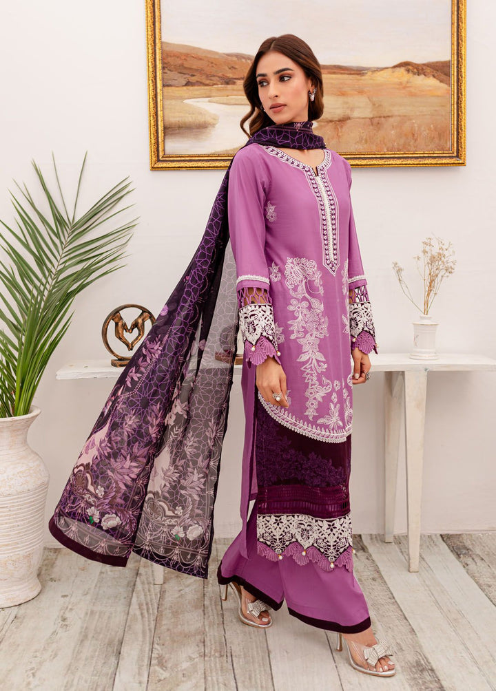 Naayas Embroidered Lawn Suits Unstitched 3 Piece NS24L Ila - Summer Collection