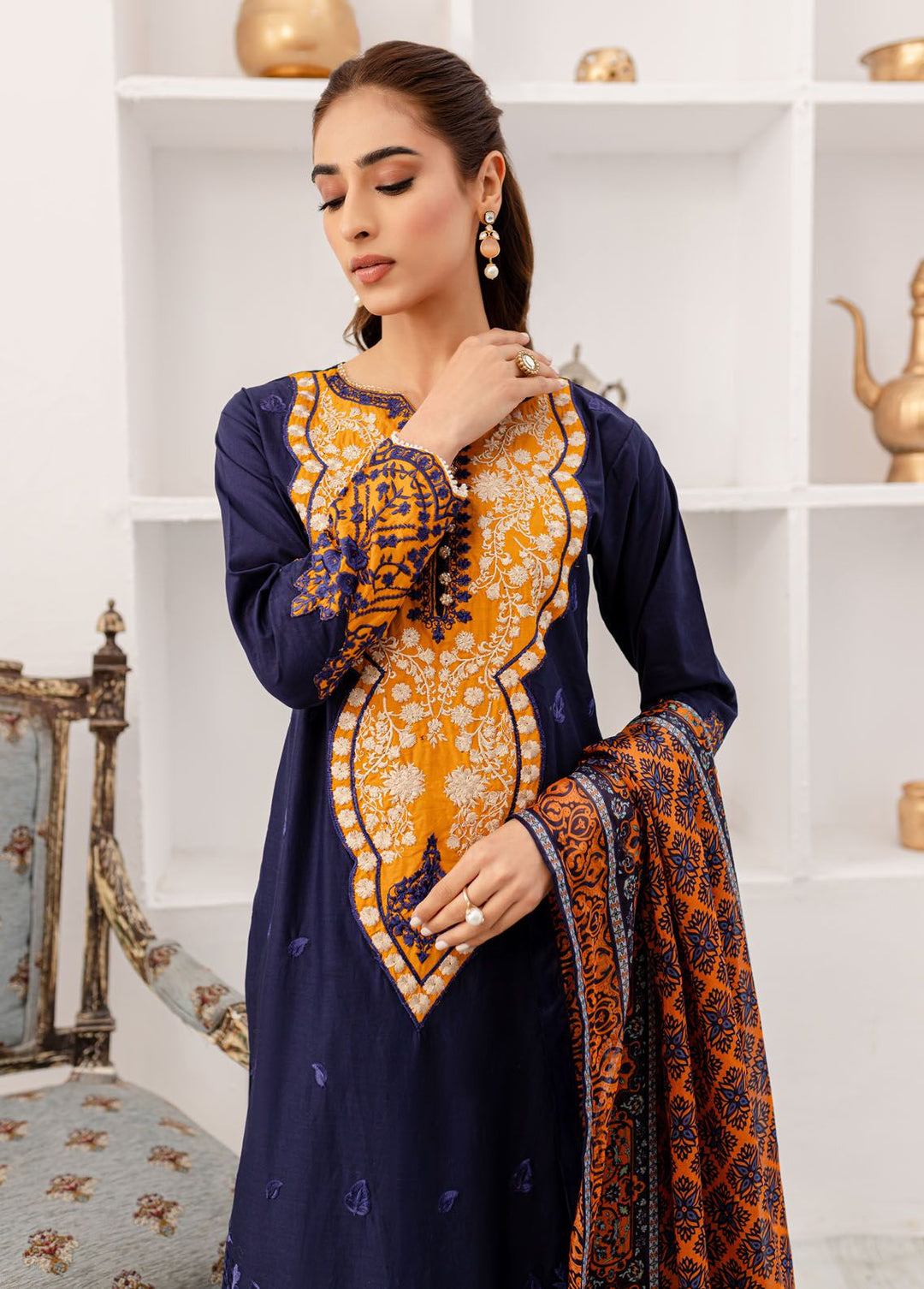 Naayas Embroidered Lawn Suits Unstitched 3 Piece NS24L Juju - Summer Collection