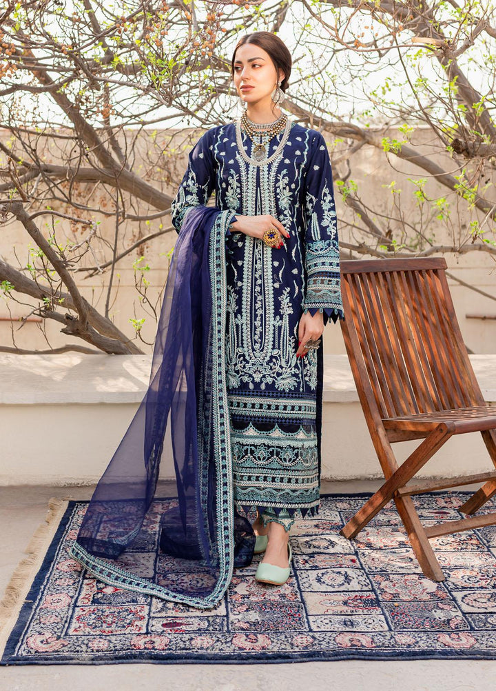Naayas Embroidered Lawn Suits Unstitched 3 Piece NA23SL Julia - Summer Collection