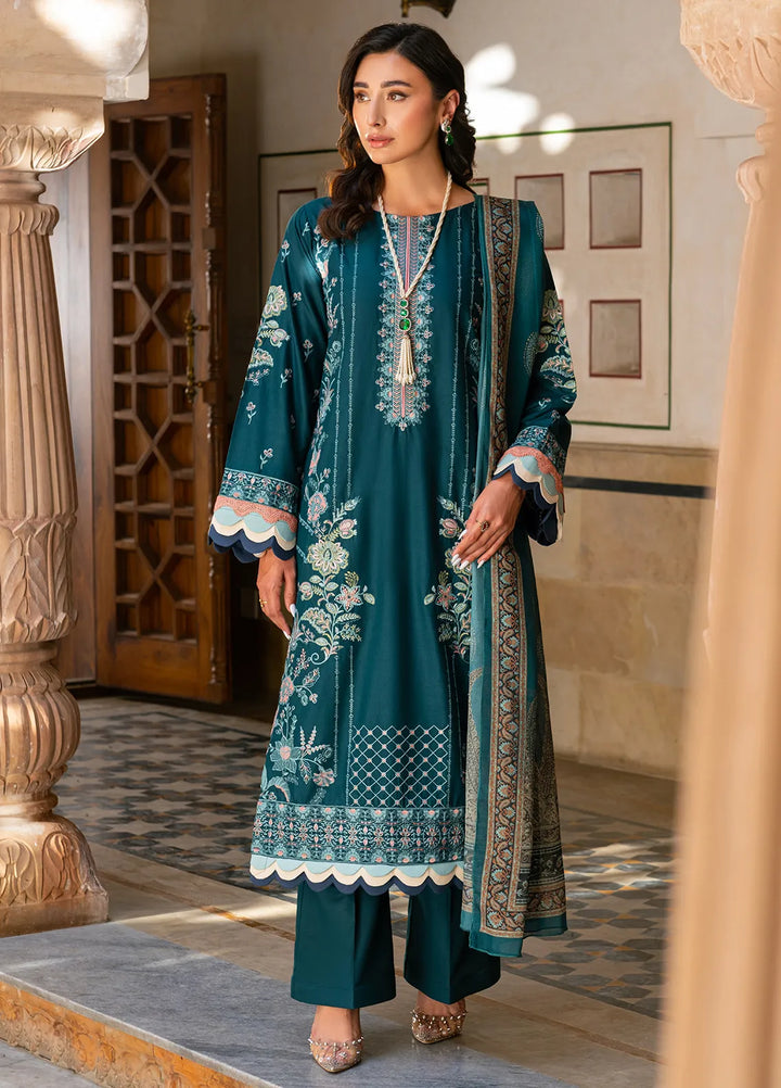 Naayas Pret Embroidered Lawn 3 Piece Suit Capri