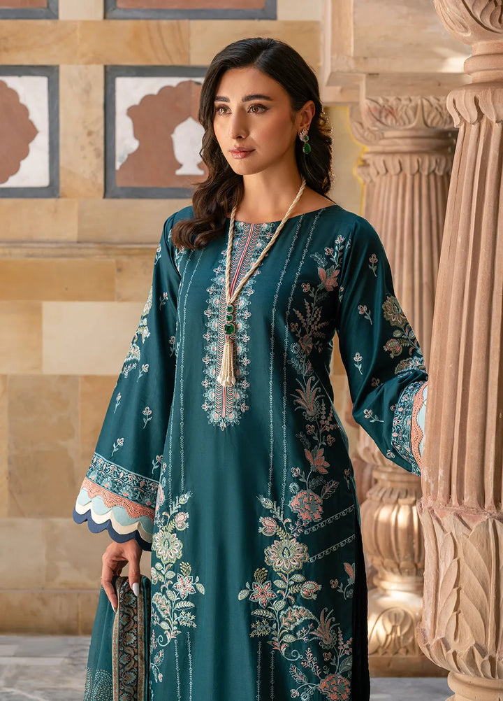 Naayas Pret Embroidered Lawn 3 Piece Suit Capri