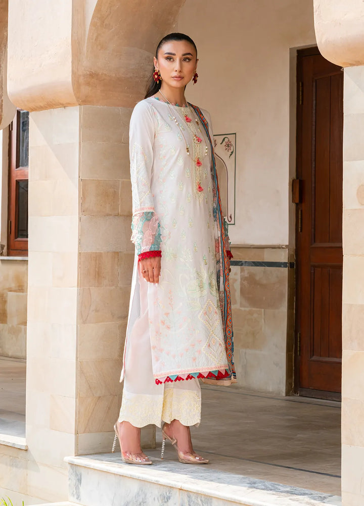 Naayas Pret Embroidered Lawn 3 Piece Suit Tulip