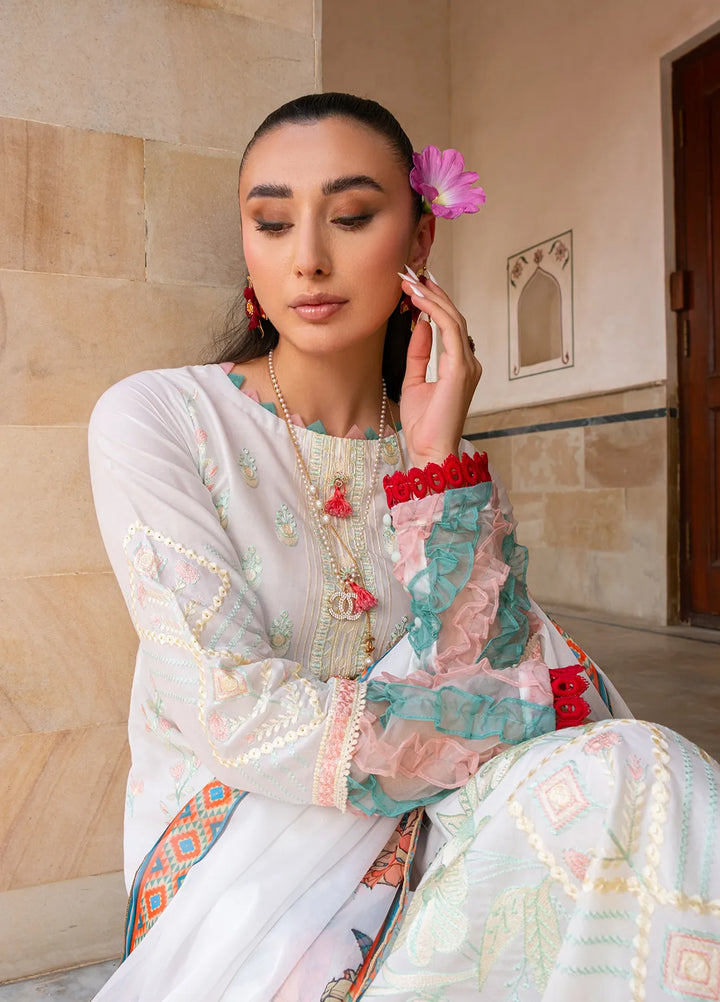 Naayas Pret Embroidered Lawn 3 Piece Suit Tulip
