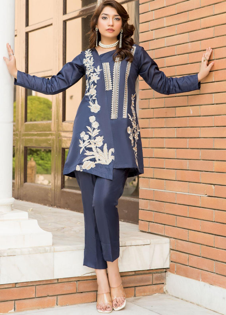 Naayas Luxury Pret  Silk 2 Piece Dress Dreamy Blue