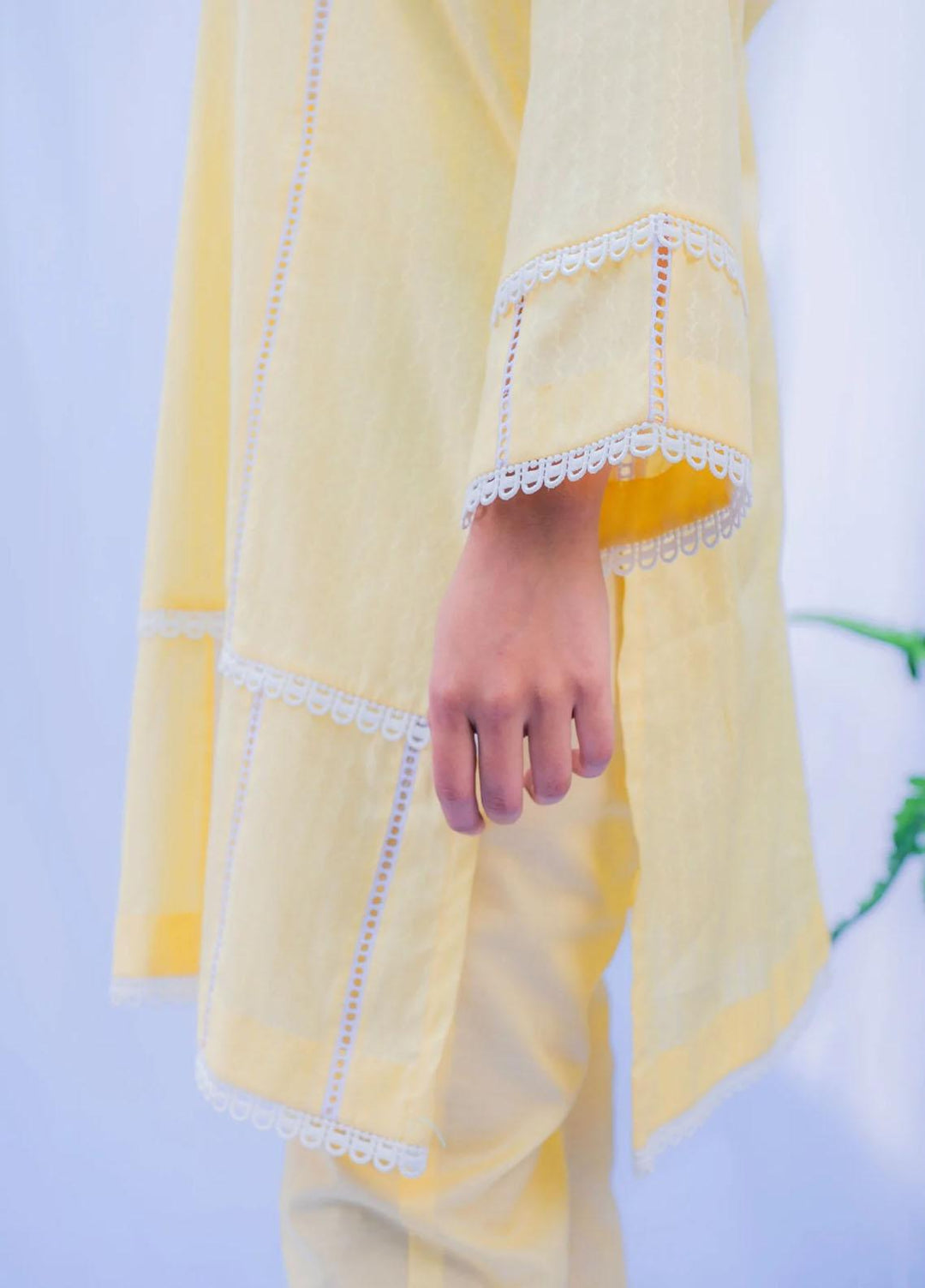 Naaz Couture Casual Pret  Lawn 2 Piece Dress NC22PRL Yellow