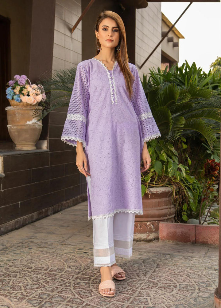 Naaz Couture Casual Pret  Chikankari Lawn Kurta NC23NK-2 Lilac