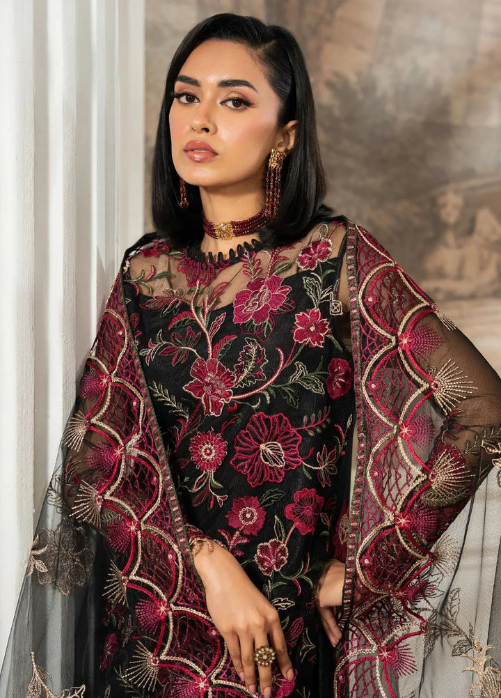 Nafees by Zarif Embroidered Net Suit Unstitched 3 Piece ZF25NF ZNAF-05 Evin - Formals Collection