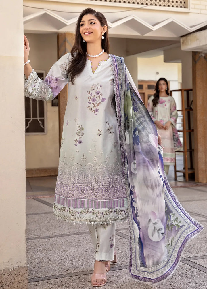 Nana Ka Ghar by Meerak Pret Chikankari Lawn 3 Piece Suit Zohra