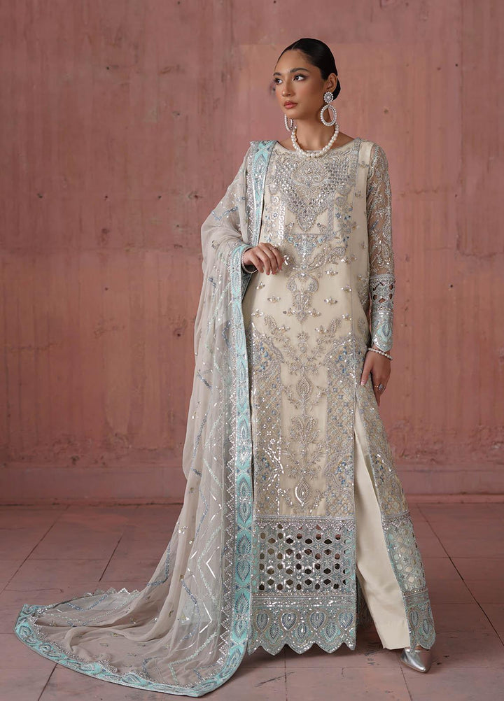 Naqsh By Mashq Embroidered Chiffon Suits Unstitched 3 Piece MAQ22N QFD-0047 Royale - Luxury Collection