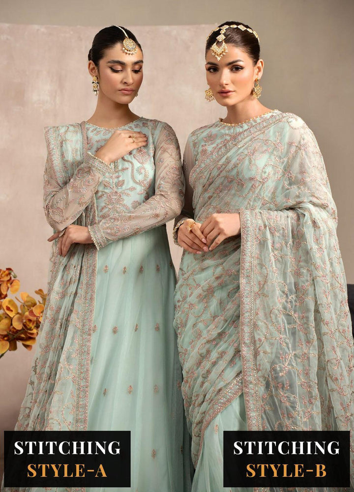 Naqsh By Zarif Embroidered Net Suits Unstitched 3 Piece ZF23NQ ZRN 03 Sophie - Festive Collection