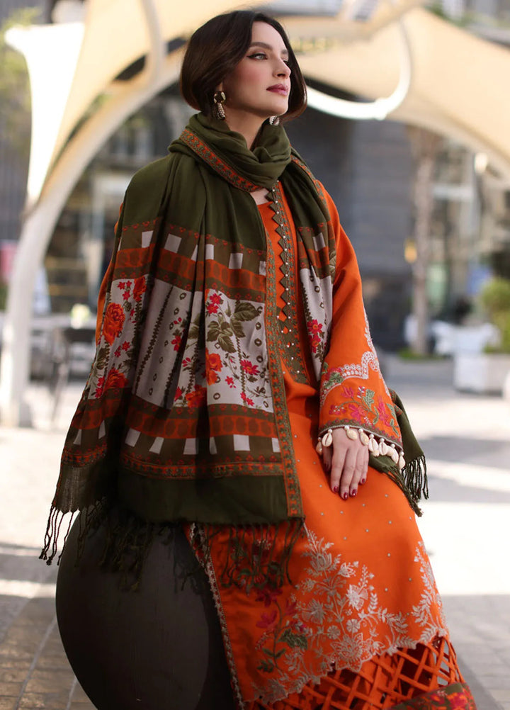 Naranji by Charizma Embroidered Khaddar Suit Unstitched 3 Piece CSR24N CNW4-05 - Winter Collection