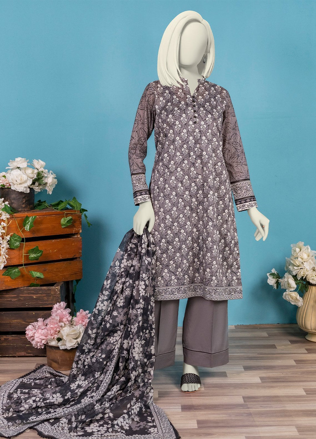 Narmin by Narkin Printed Lawn Suits Unstitched 3 Piece Suit NBN25US NUSL3279 - Summer Collection