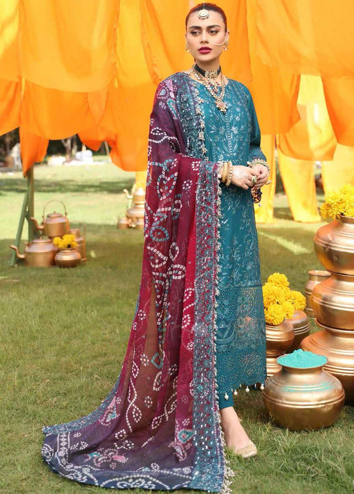 Nauratan By Nureh Embroidered Lawn Suits Unstitched 3 Piece NU22N NF-25 - Festive Collection