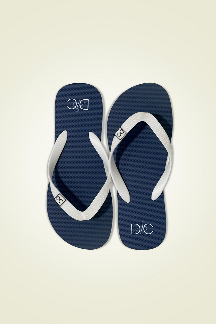 Divinely Crafted Men Flip Flops Navy Blue MFF-1225-NB - Summer Collection