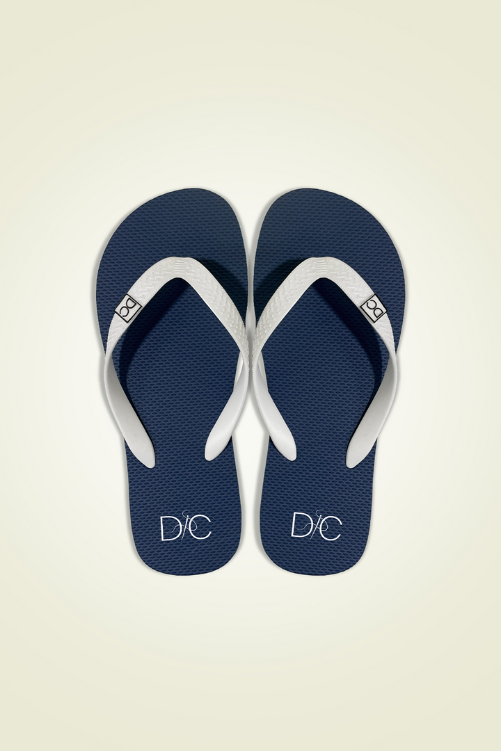 Divinely Crafted Men Flip Flops Navy Blue MFF-1225-NB - Summer Collection