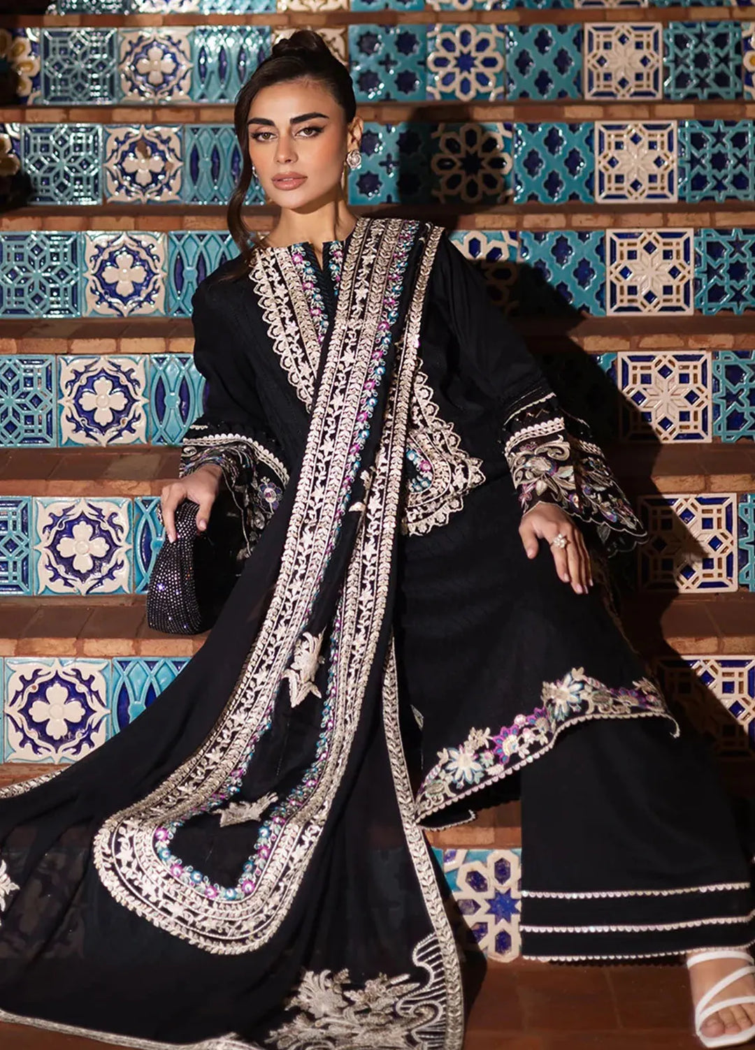 Naya by Imrozia Premium Pret Embroidered Lawn 3 Piece Suit SP-53 Lamia