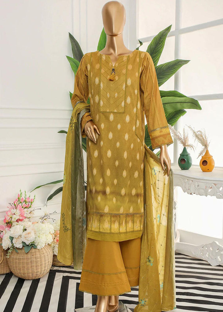 Nayaab By HZ Textiles Embroidered Jacquard Suits Unstitched 3 Piece HZ23N TJ-15987 - Winter Collection