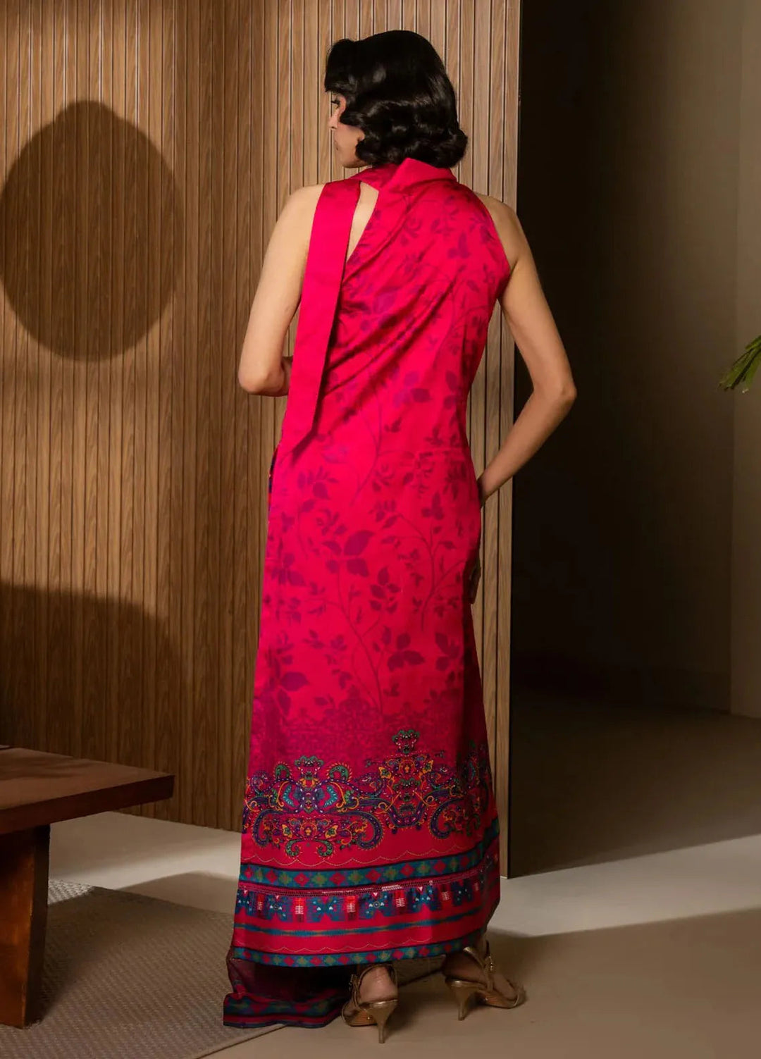 Nazm by Maryum N Maria Printed Silk Suits Unstitched 3 Piece MNM25N MS50456-Fable - Fall Collection