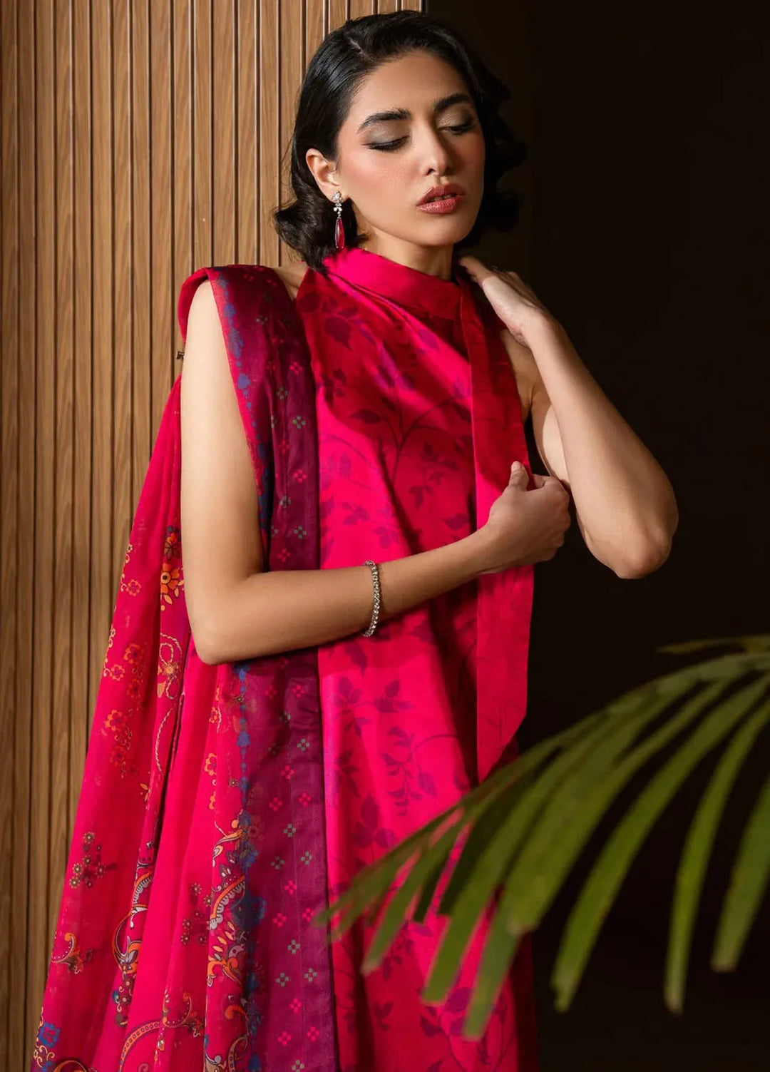 Nazm by Maryum N Maria Printed Silk Suits Unstitched 3 Piece MNM25N MS50456-Fable - Fall Collection