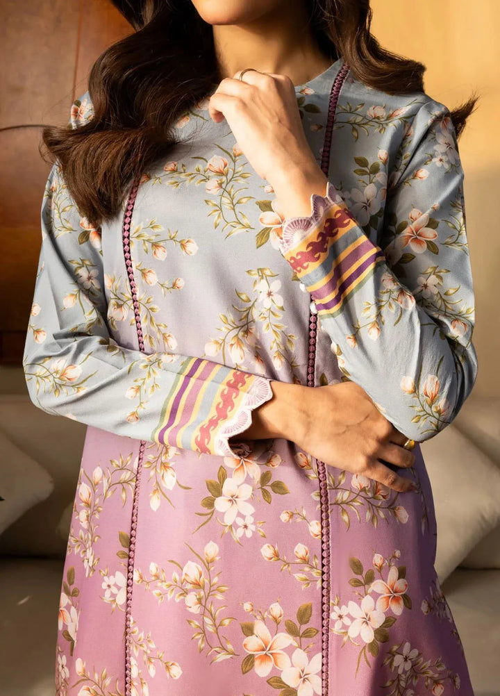 Nazm by Maryum N Maria Printed Silk Suits Unstitched 3 Piece MNM25N MS50458-Lana - Fall Collection
