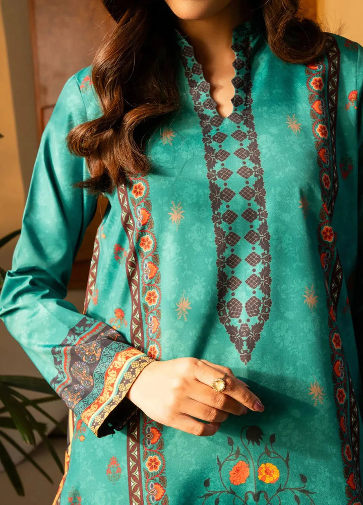 Nazm by Maryum N Maria Printed Silk Suits Unstitched 3 Piece MNM25N MS50469-Liyana - Fall Collection