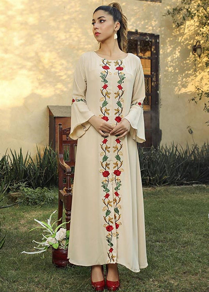 Nazmina Pret Embroidered Crepe Frock NZ23F NE-38 WELSH FLINT