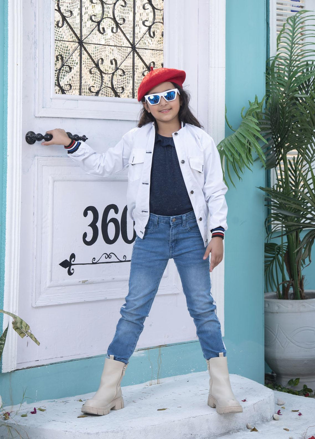 Nazmina Denim Stylish Jackets for Girls -  TDK-07 Snowy Sheathing