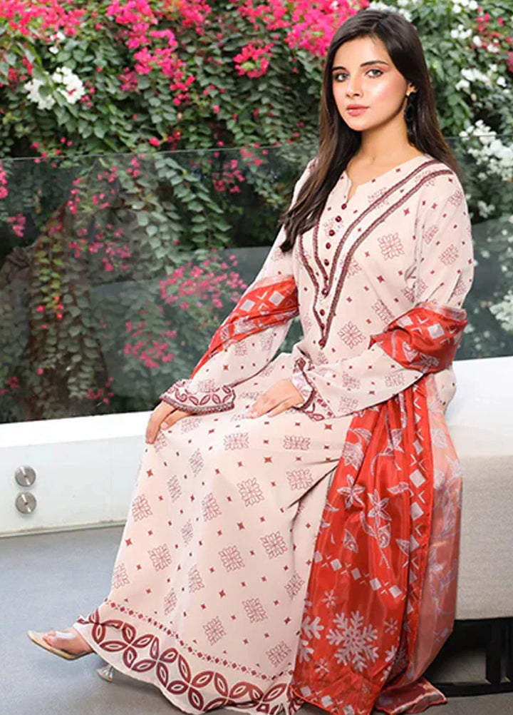 Nazmina Pret Casual Chiffon 2 Piece Suit FR-763