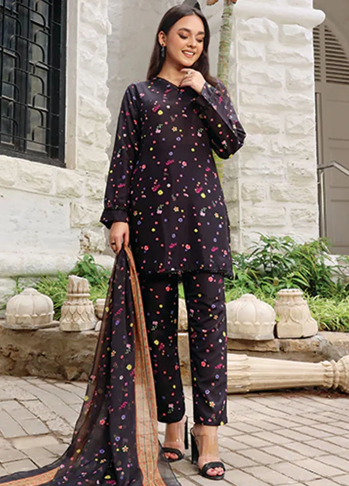 Nazmina Pret Casual Swiss Lawn 3 Piece Suit Felicity LD-15
