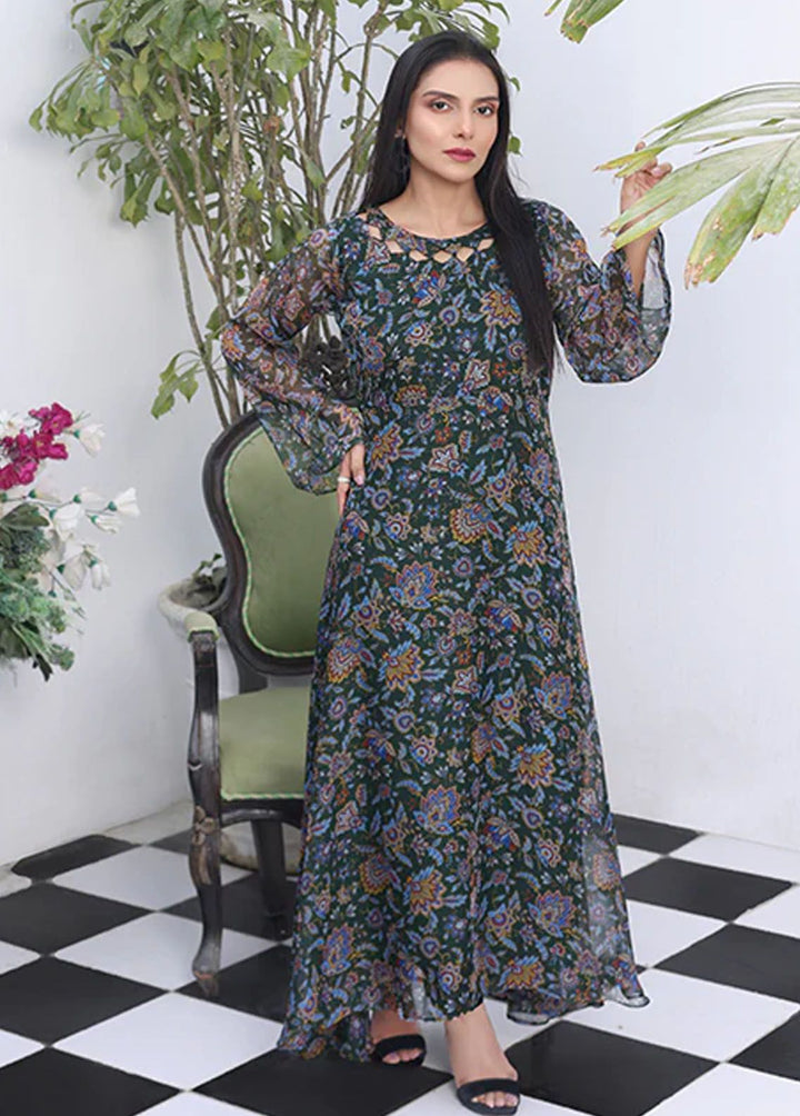 Nazmina Pret Fancy Chiffon Frock FR-734 Glory Classic