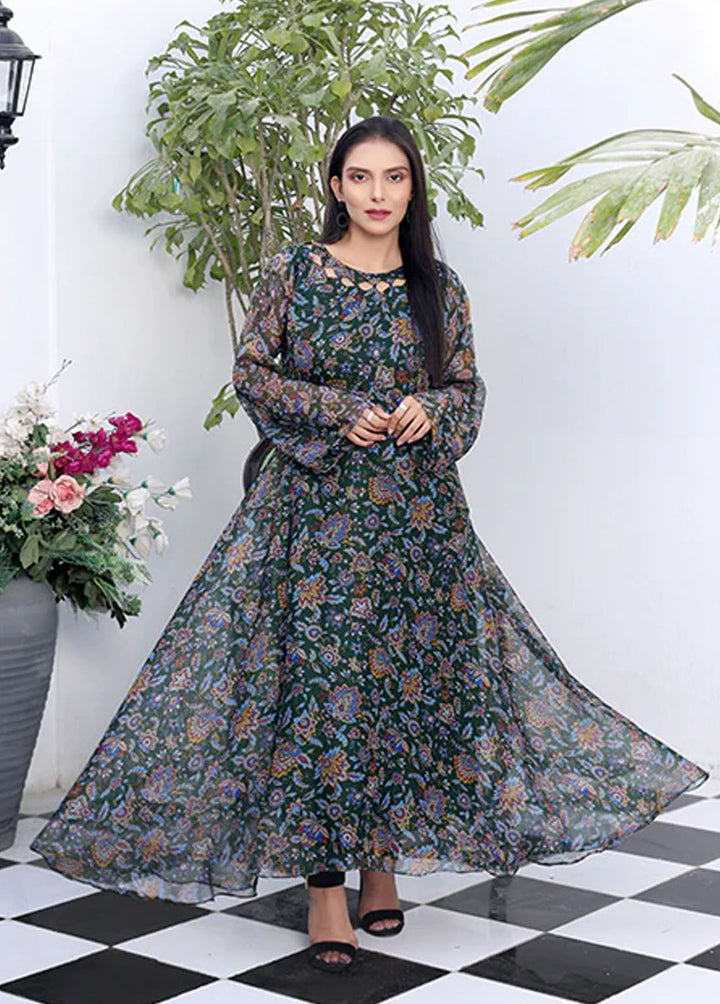 Nazmina Pret Fancy Chiffon Frock FR-734 Glory Classic