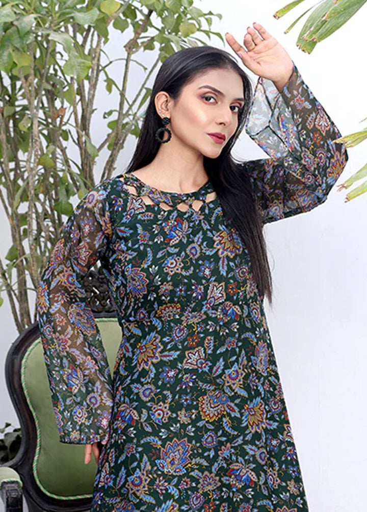 Nazmina Pret Fancy Chiffon Frock FR-734 Glory Classic