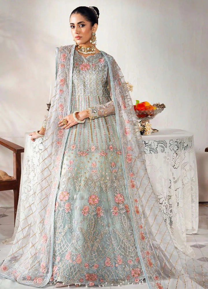 Nazneen by Avyana  Embroidered Net Suit Unstitched 4 Piece AV24N Amerah - Formal Collection