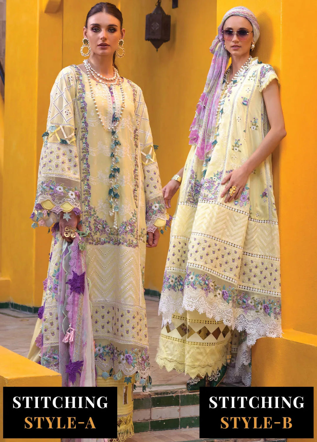 Neroli By Annus Abrar Embroidered Lawn Unstitched Suit 3 Piece ABR24NL AA-NLL24-10 - Luxury Summer Collection