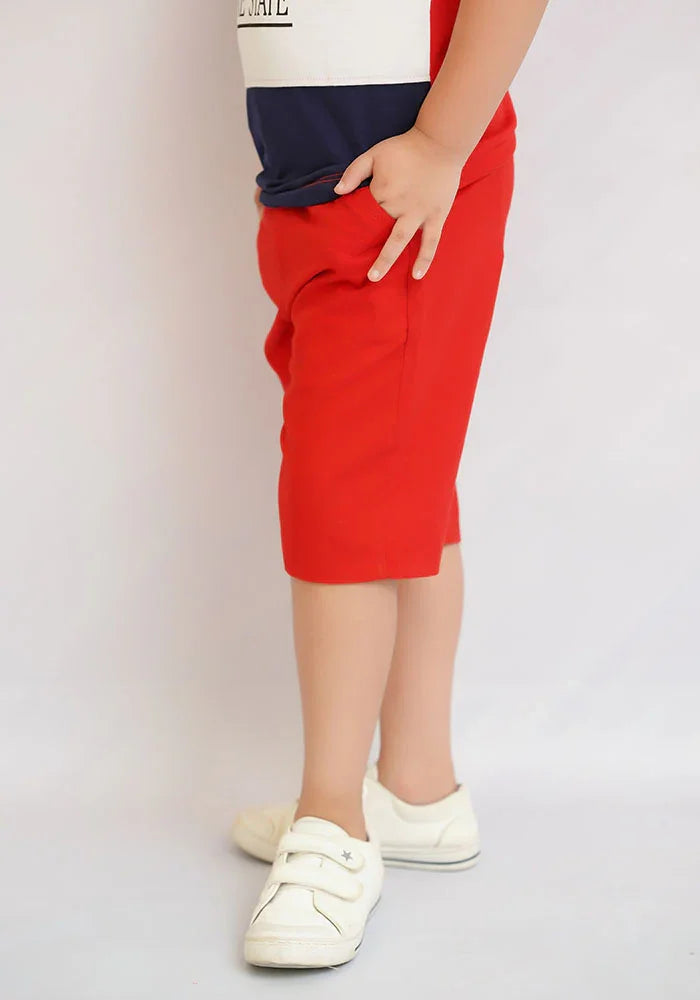 Ochre RTW Solids Cotton Shorts Boys 1 Piece OCB-05 - Summer Collection