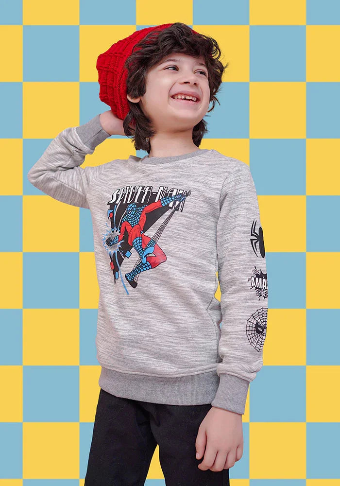 Ochre RTW Printed Terry Sweatshirt Boys 1 Piece OKB-261 - Winter Collection