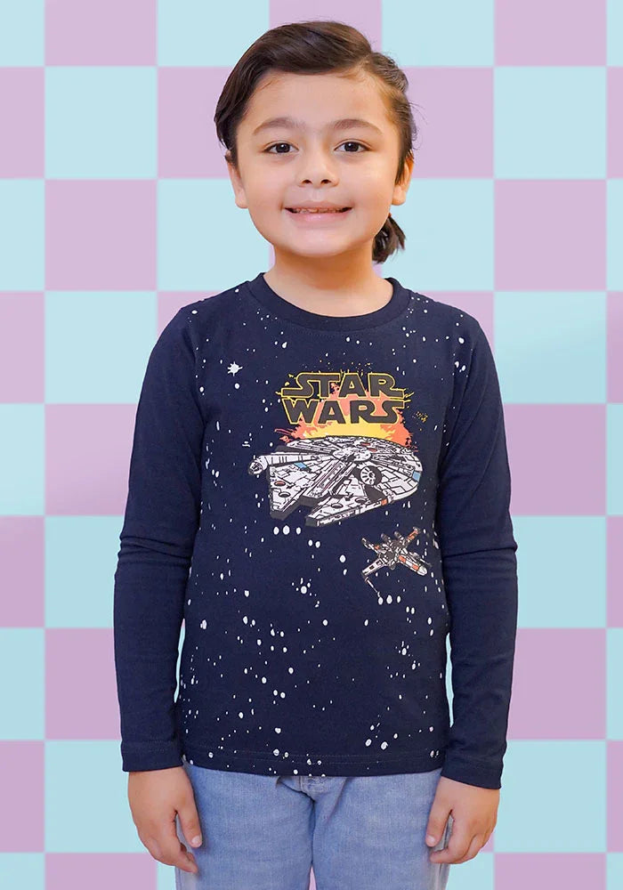 Ochre RTW Printed Cotton T-Shirt Boys 1 Piece OKB-279 - Summer Collection