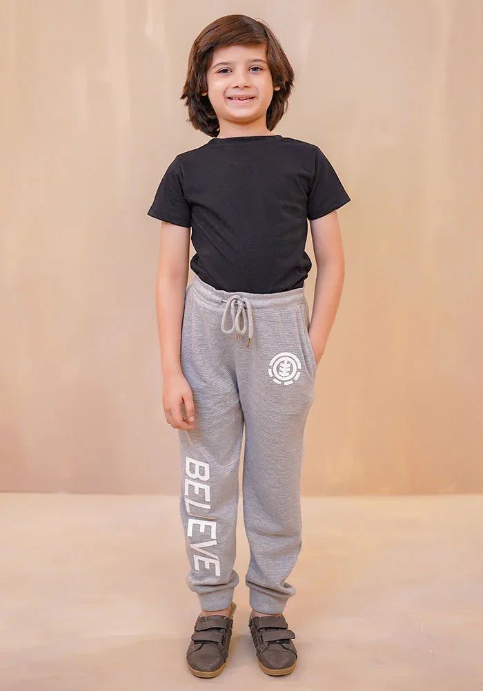 Ochre RTW Solids Cotton Jogger Pants Boys 1 Piece OBB-32 - Winter Collection
