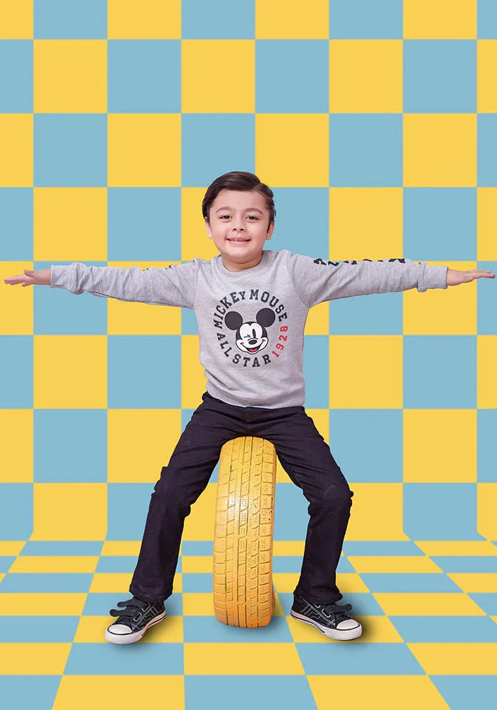 Ochre RTW Printed Fleece Sweatshirt Boys 1 Piece OKB-273 - Winter Collection