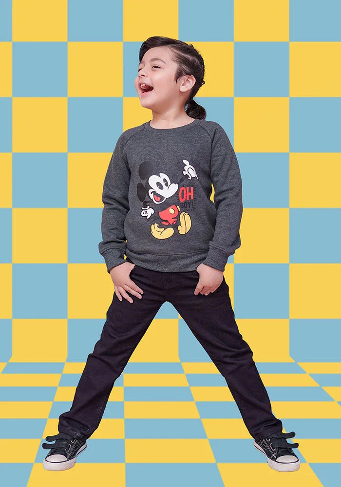 Ochre RTW Printed Fleece Sweatshirt Boys 1 Piece OKB-256 - Winter Collection
