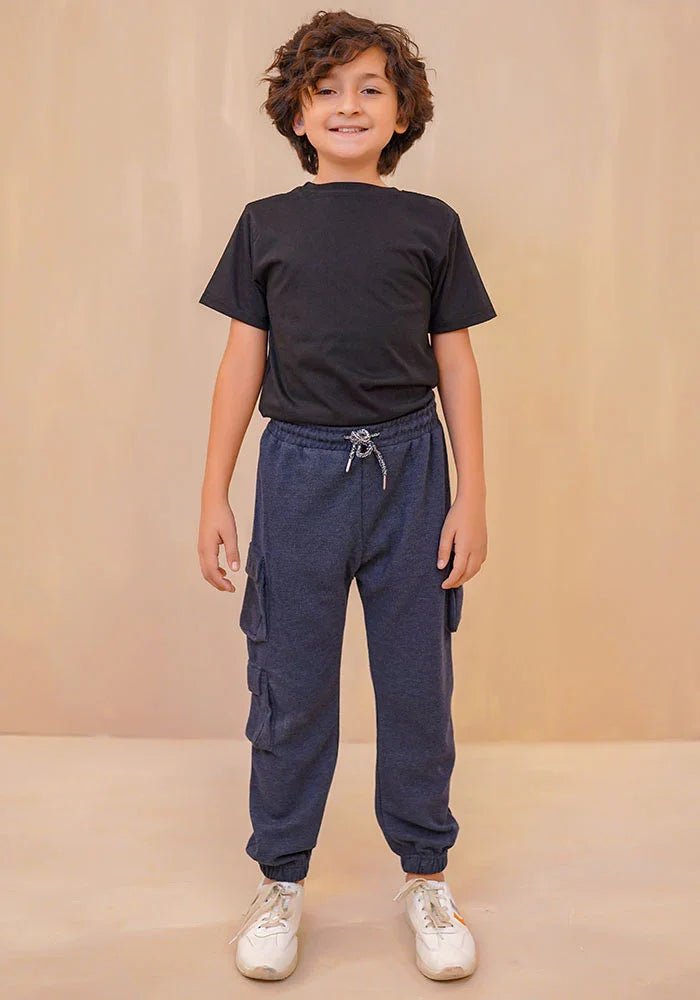 Ochre RTW Solids Cotton Jogger Pants Boys 1 Piece OBB-36 - Winter Collection