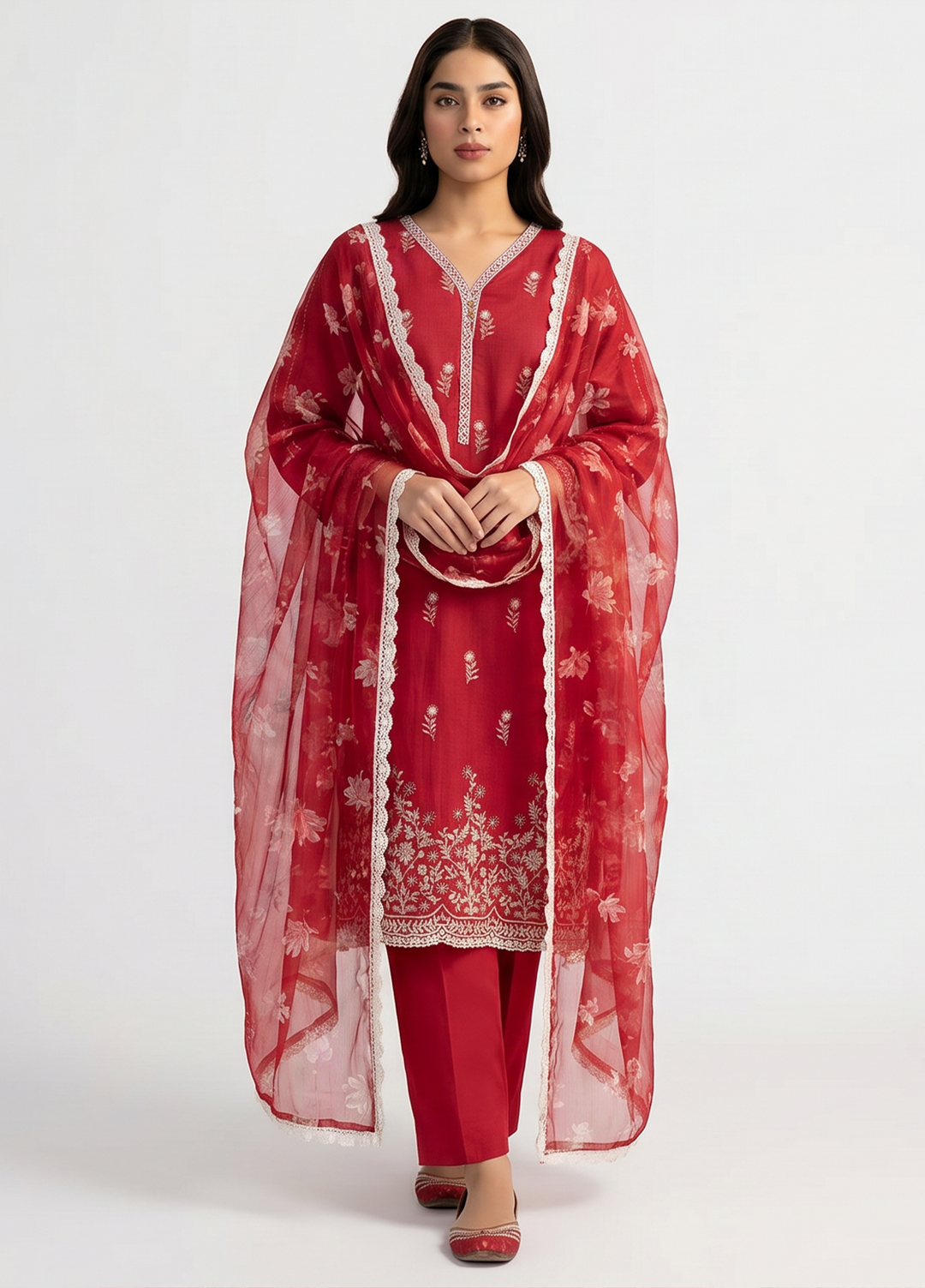 Dynasty by HZ Textiles Unstitched Embroidered Lawn 3 Piece Suit DEC - 03 Summer Collection
