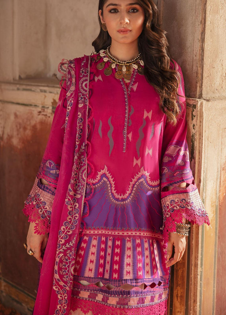 Nighat By Republic WomensWear Embroidered Lawn Suits Unstitched 3 Piece RW21N 03 - Spring / Summer Collection