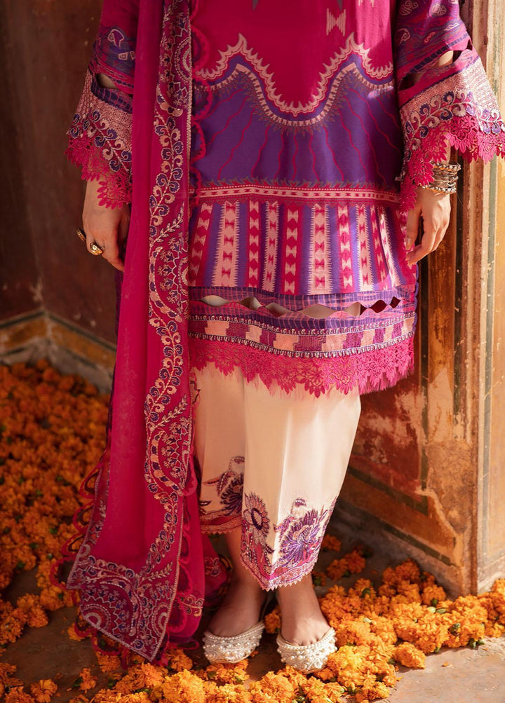 Nighat By Republic WomensWear Embroidered Lawn Suits Unstitched 3 Piece RW21N 03 - Spring / Summer Collection