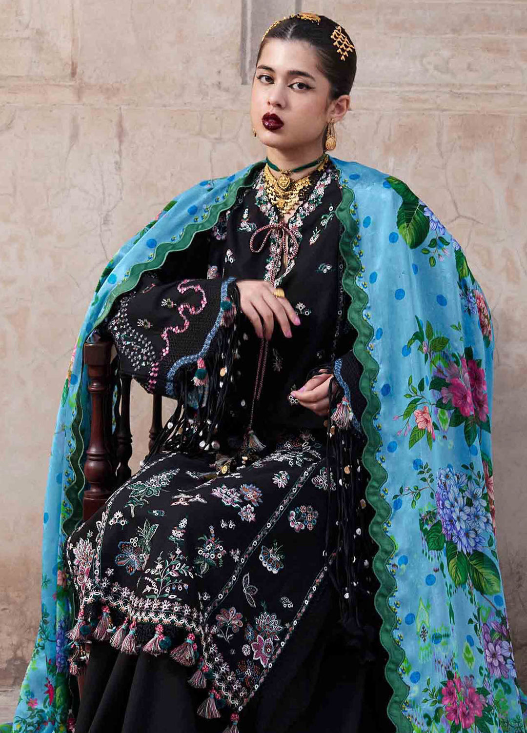 Nirmal by Hussain Rehar Embroidered Lawn Suits Unstitched 3 Piece HRR25NL Arzo - Summer Collection