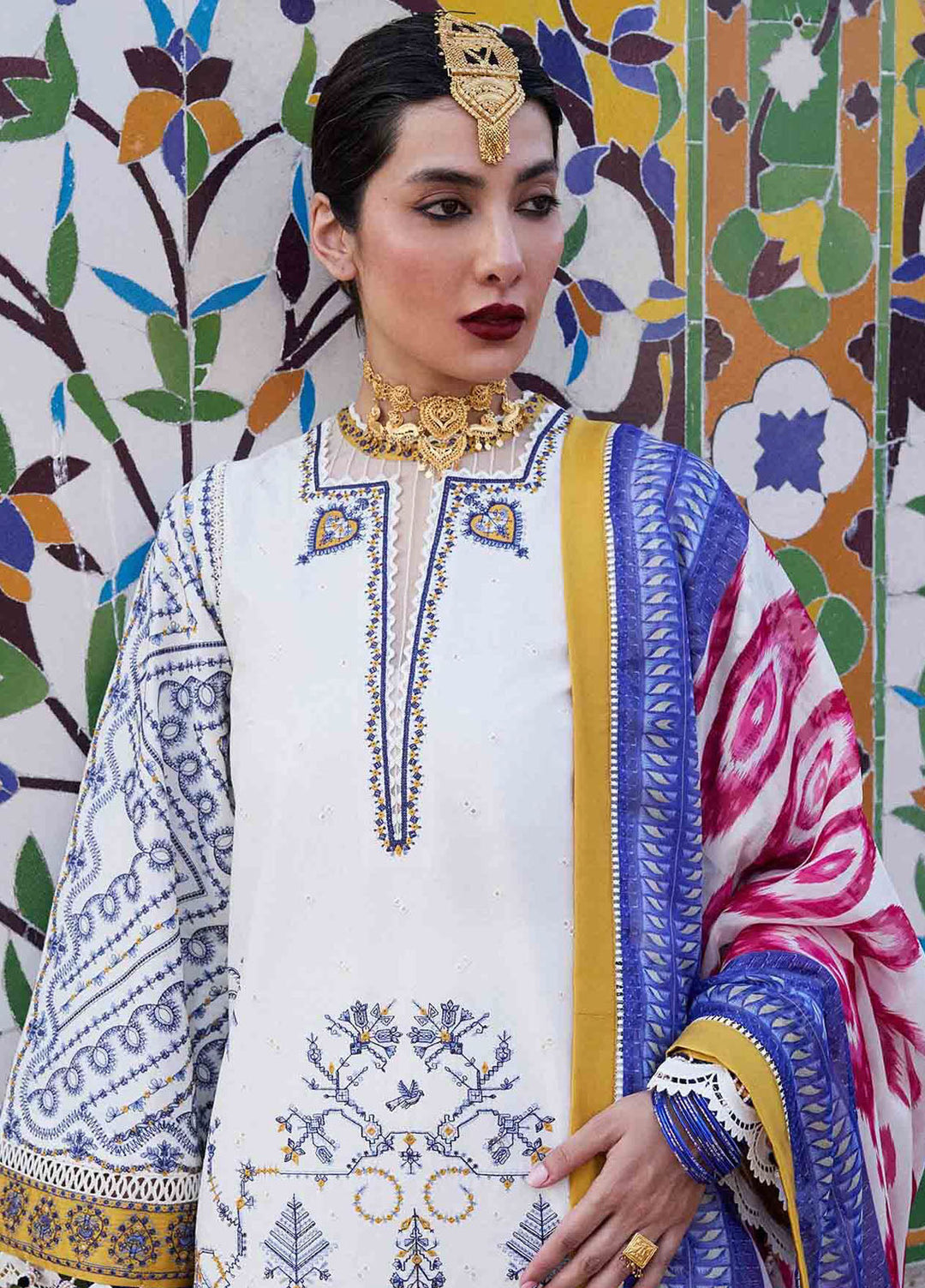 Nirmal by Hussain Rehar Embroidered Lawn Suits Unstitched 3 Piece HRR25NL Motia - Summer Collection