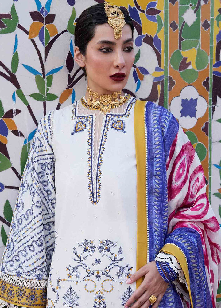 Nirmal by Hussain Rehar Embroidered Lawn Suits Unstitched 3 Piece HRR25NL Motia - Summer Collection