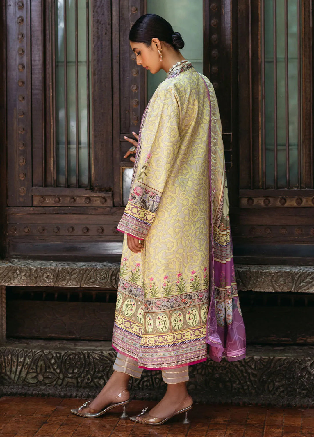Nirvana By Mushq Embroidered Raw Silk Suit Unstitched 3 Piece MQ24N MPS-08 Mauveine - Fesrive Collection