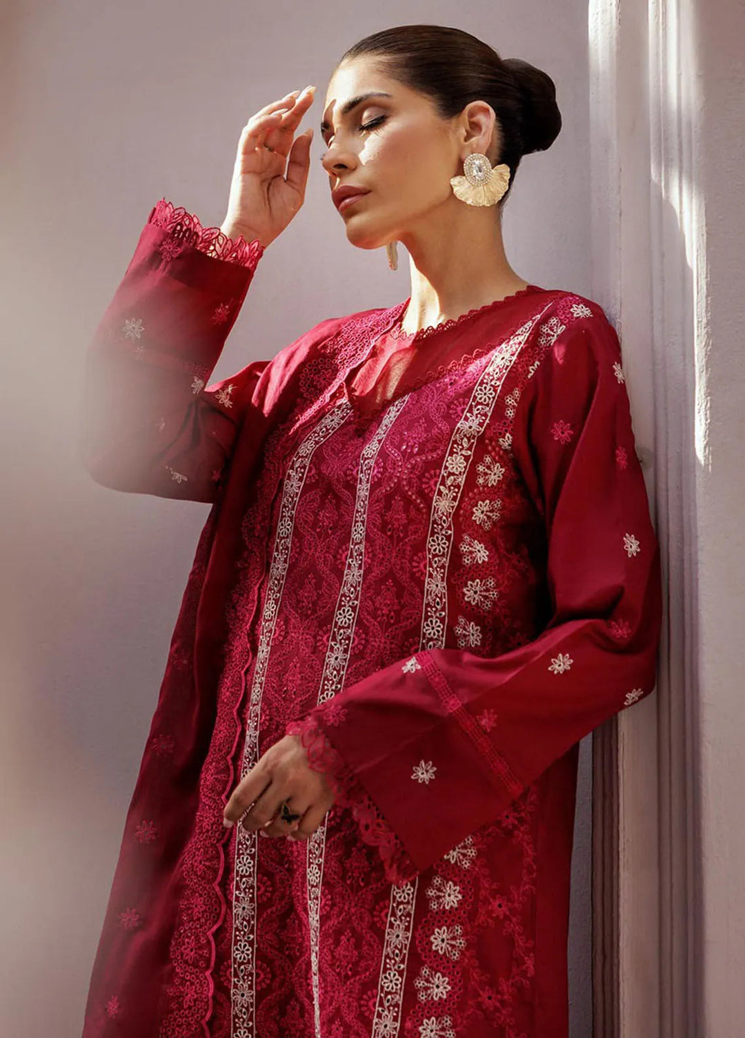 Nissa by RajBari Embroidered Lawn Suit Unstitched 3 Piece RB25N D-07 - Summer Collection